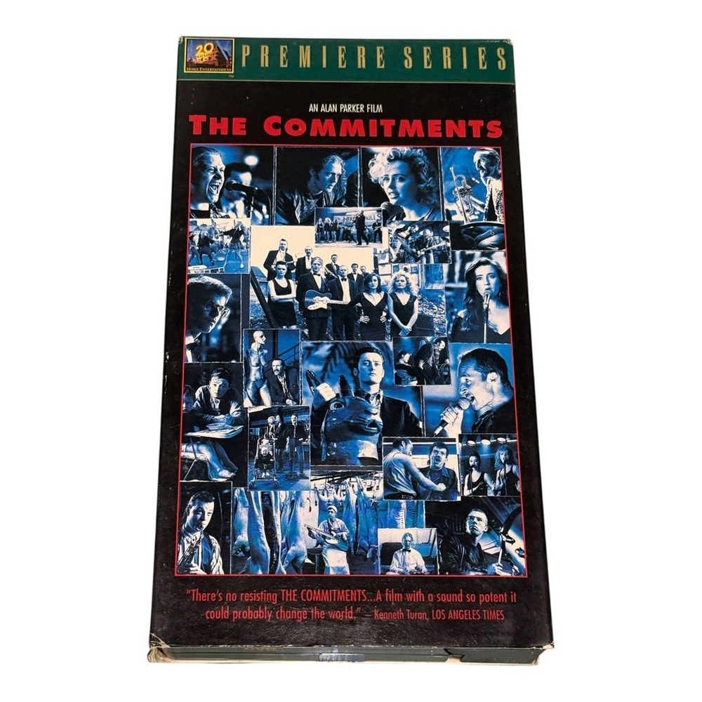 Vintage The Commitments VHS 1991 Movie 20th Century Fox Ireland R&B Premiere Ser